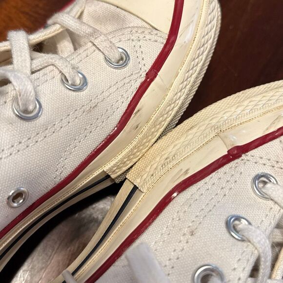 Converse Chuck 70 High Top White Lace Up Shoes Women’s 8 Men’s 6 Unisex - Picture 5 of 9